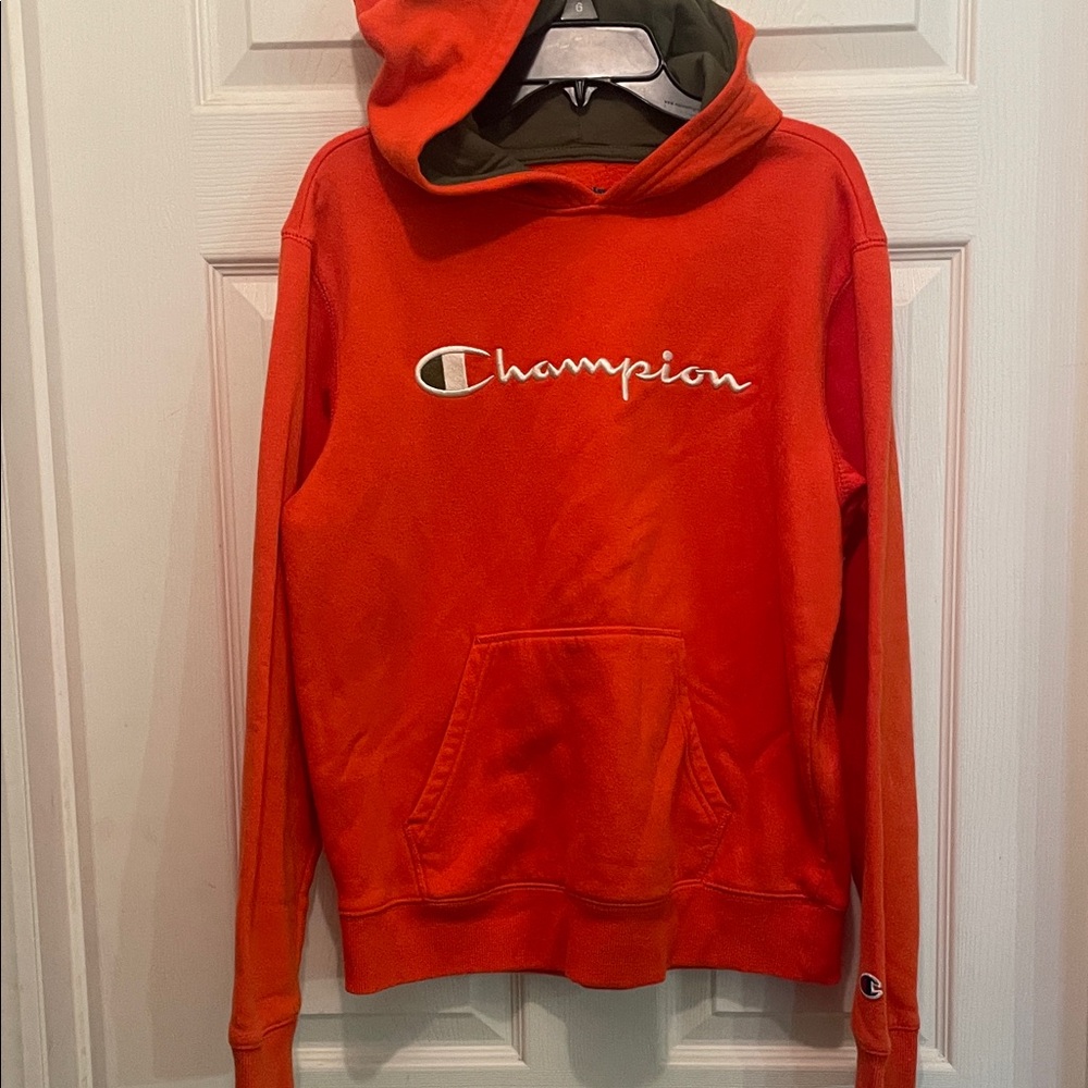 Champion boys xl Bright orangeHoodie